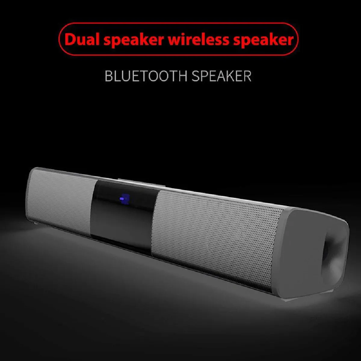Universal Barre de son Bluetooth stéréo - Noir