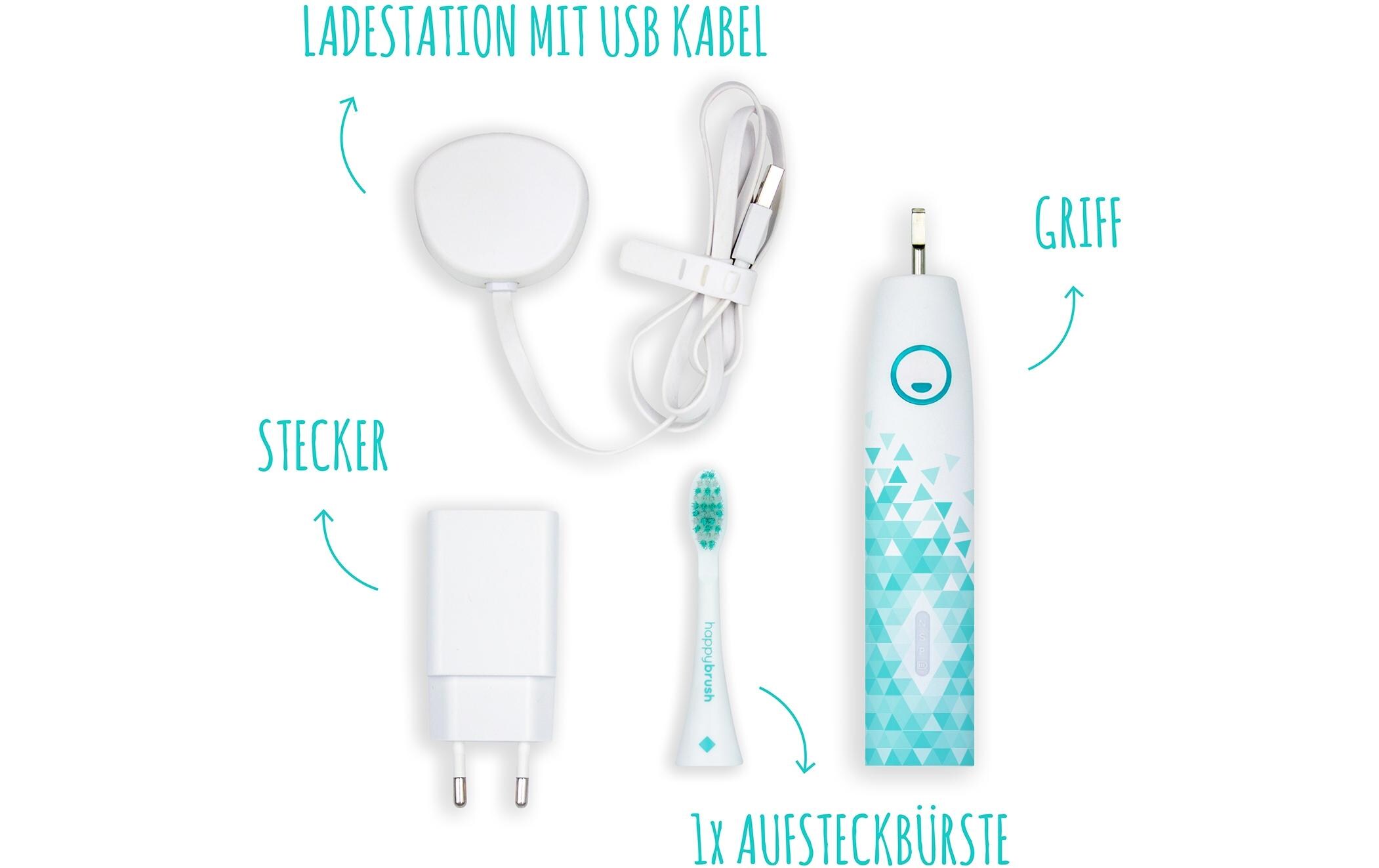 Schallzahnbürste ECO V3 WeissElektrische Zahnbürste