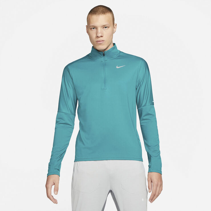 Nike Dri Fit 1 2 Zip Lobetroje Blå