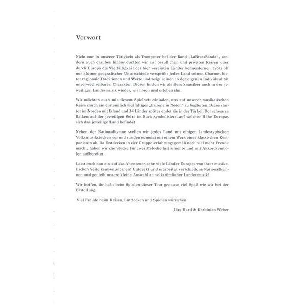 Edition Dux Europa in Noten