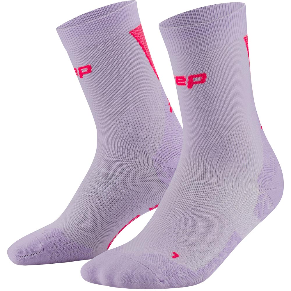 CEP Core Run Ultralight Mid Cut Compression Socken Damen lilac