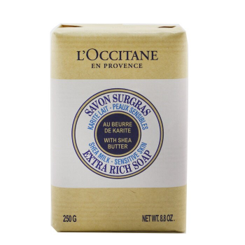 L'Occitane Sabonete Extra Rico de Manteiga de Karité - Leite de Karité (para peles sensíveis)  250g/8.8oz