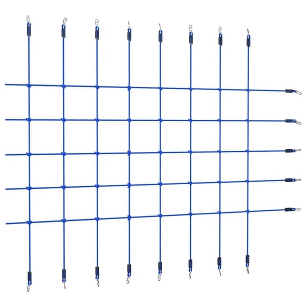 vidaXL Klatrenett 200x150 cm blå