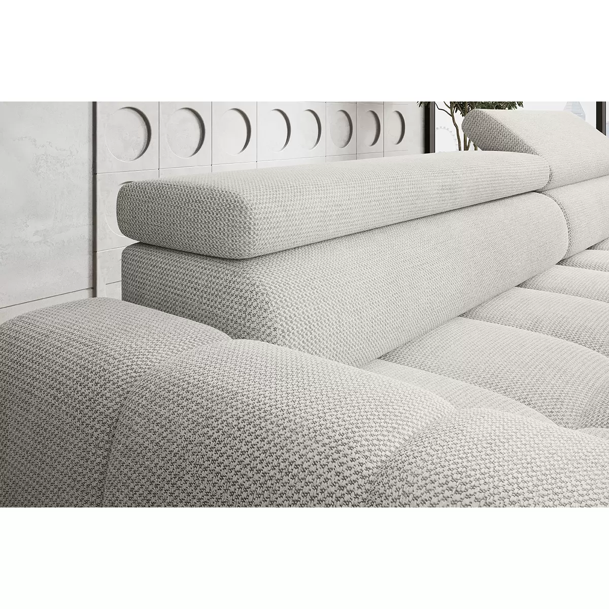 Ecksofa Fargo S beige,grau
