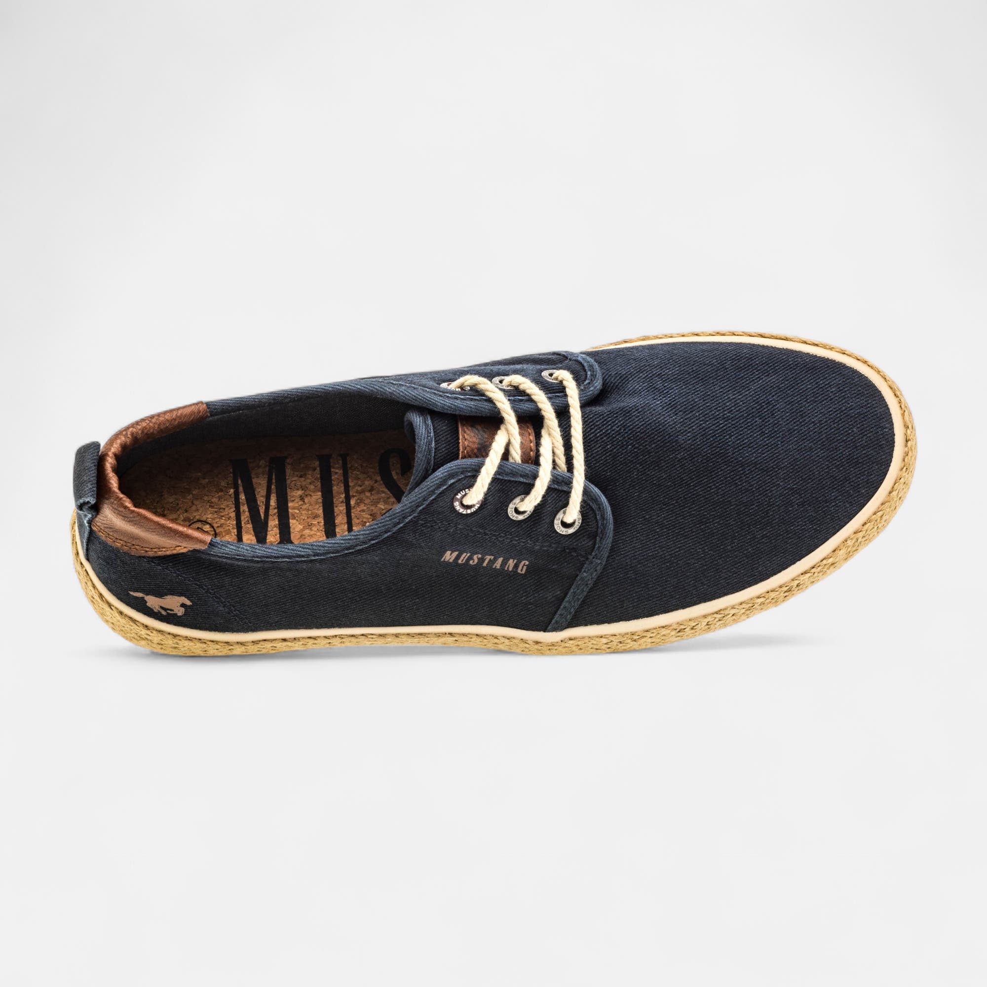 Baskets en toile Homme bleu marine