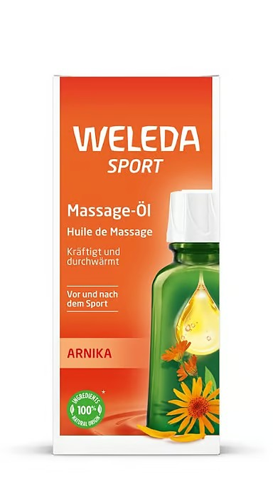 Weleda Sport Massage-Öl Öl Arnika Glasfl 50 ml