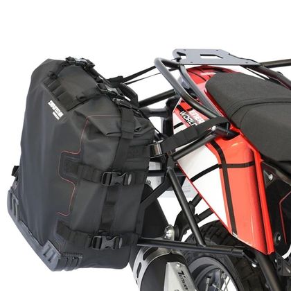 Sacoches cavalières Enduristan Monsoon Evo S (24 litres) vendu à l'unité Universel - Noir