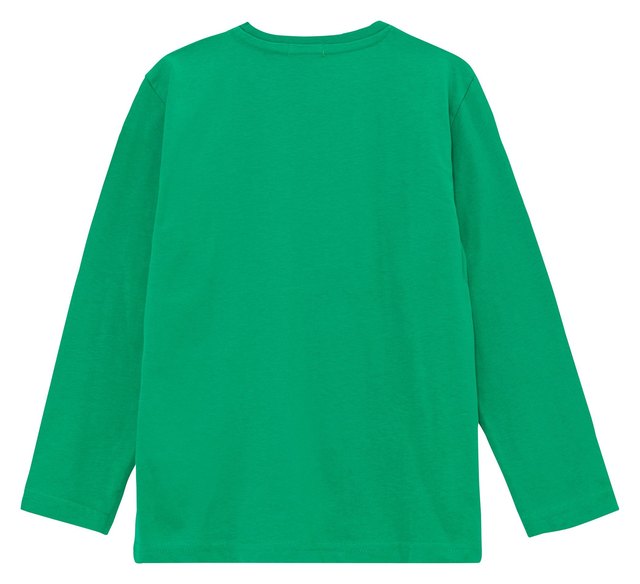 Tee-shirt col rond en coton | Vert