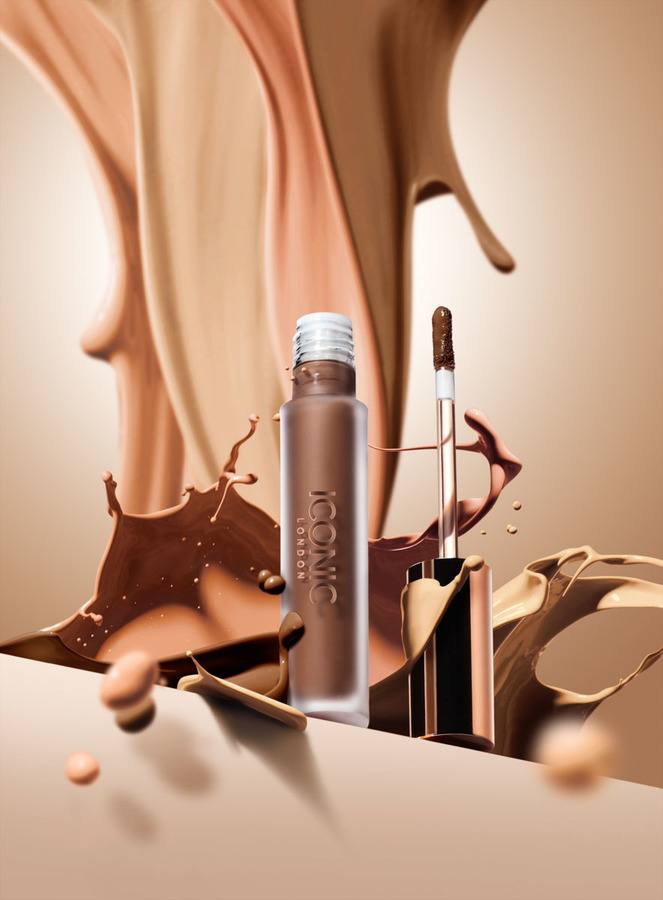 Iconic London Seamless Concealer Rich Ebony, 4,2ml