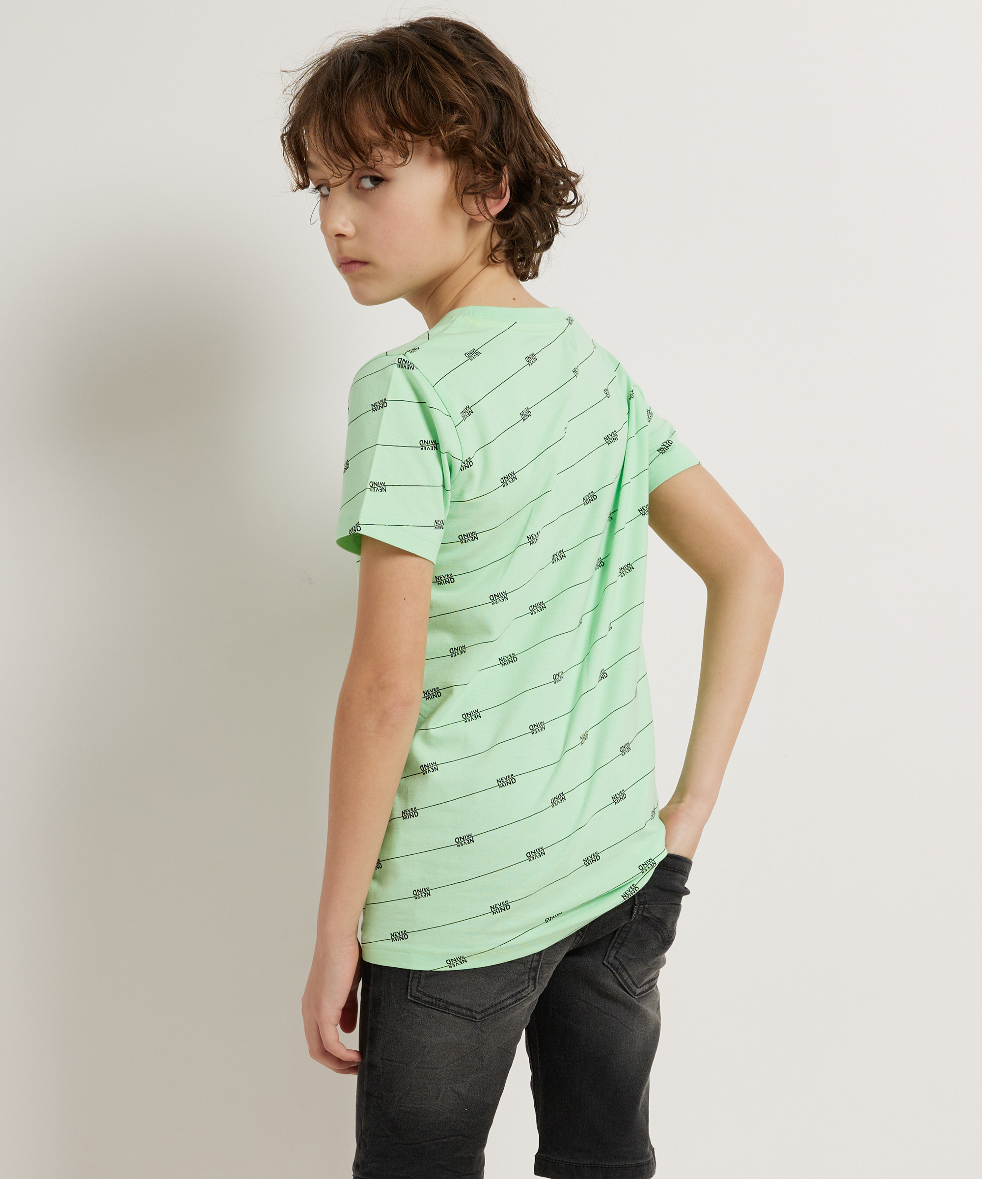 t-shirt verticaal gestreept