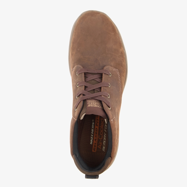 Skechers Harper - Melden leren heren veterboots