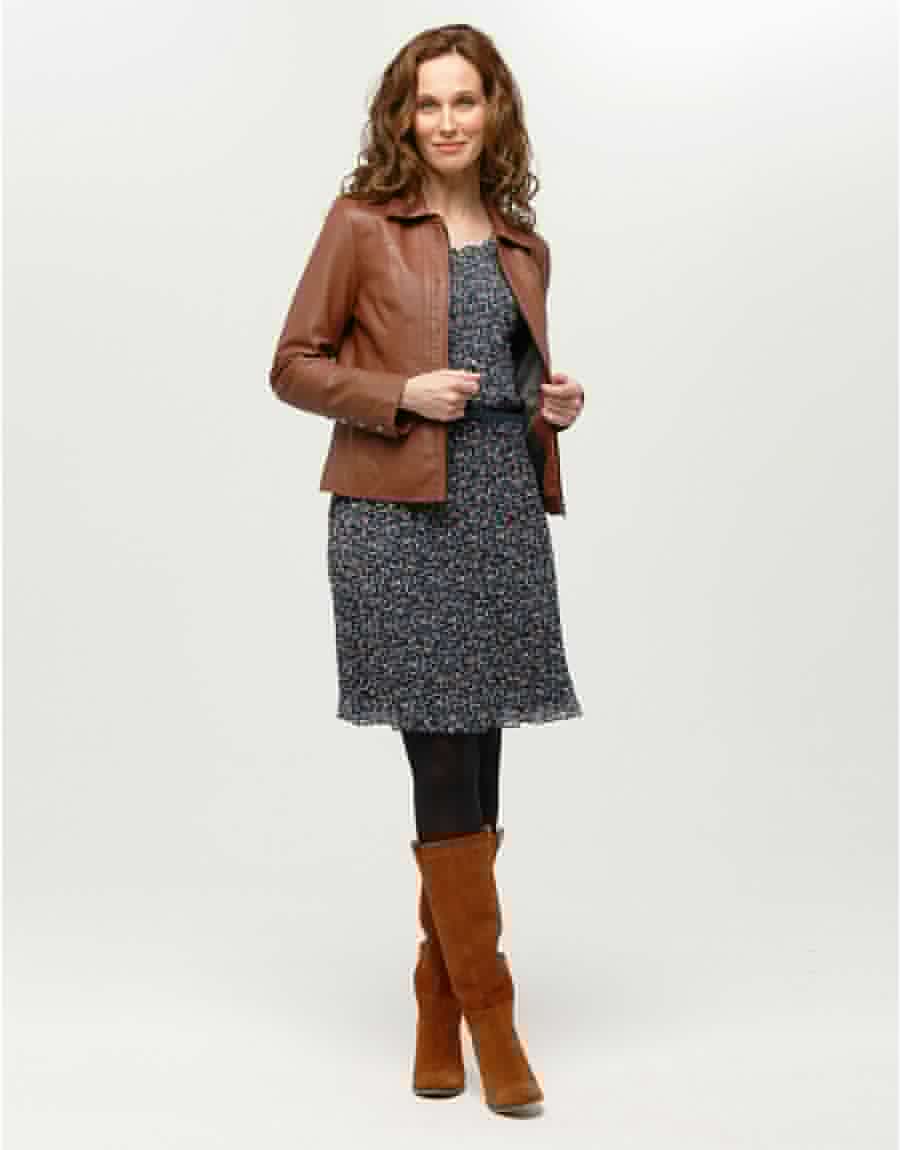 Robe plissée marine voile