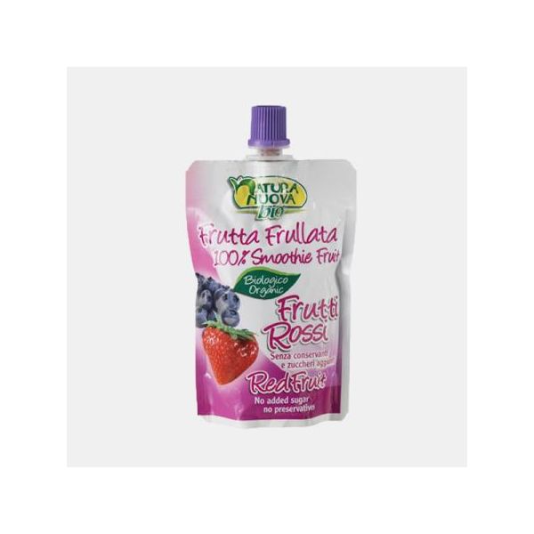 Natura Nuova Puré de Maçã Mirtilos e Morangos Bio 100g