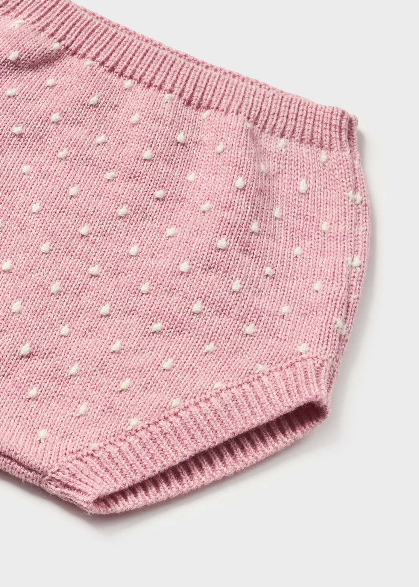 Conjunto de malha de algodão Better Cotton de 3 peças para recém-nascido