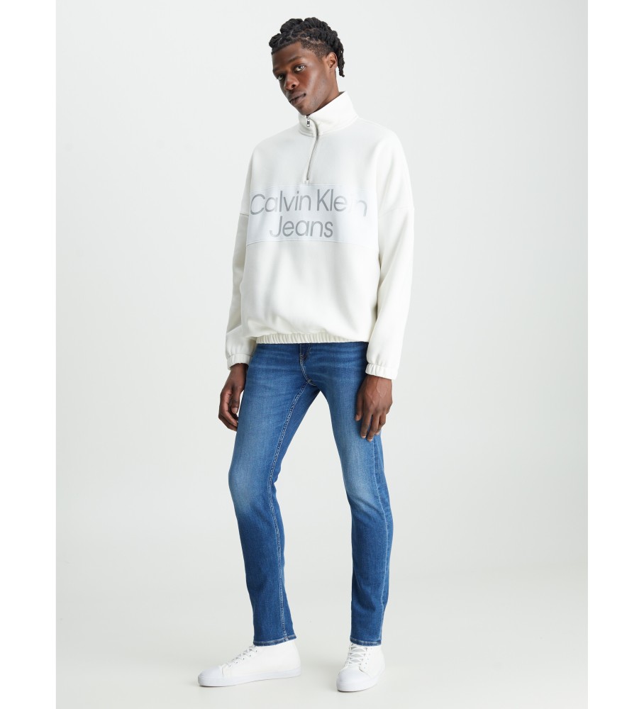 Calça jeans Calvin Klein Slim Taper azul