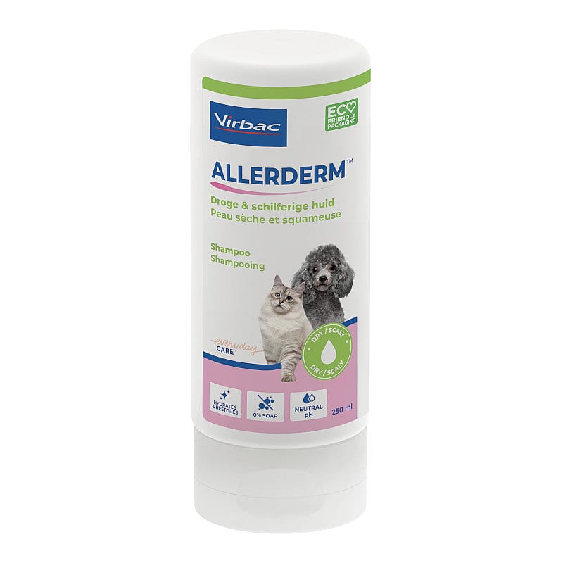 Allerderm droge en schilferige huid shampoo 250 ml