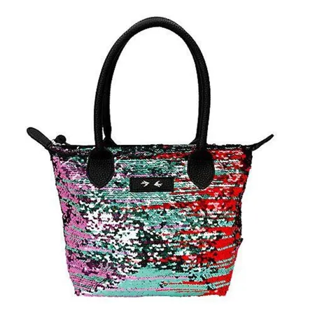 Depesche Trend LOVE Handtasche, schwarz mit Pailletten, sortiert