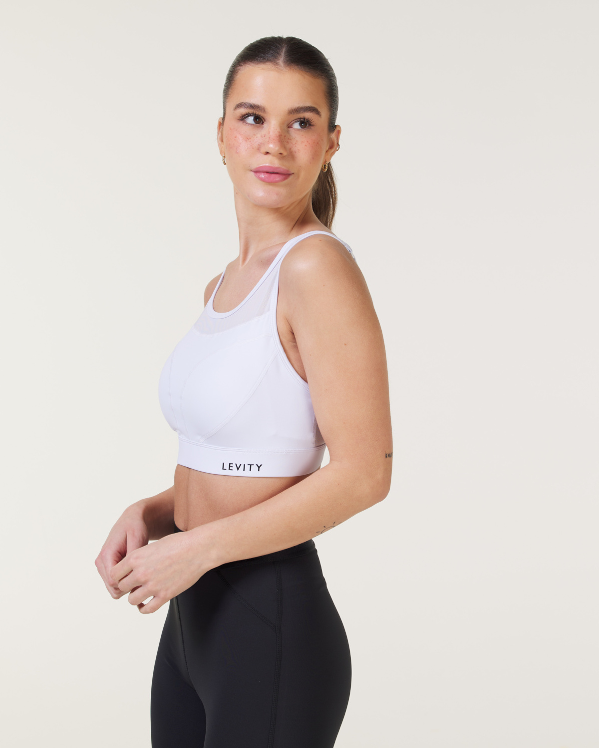 LEVITY Ultra Run Sport Bra White
