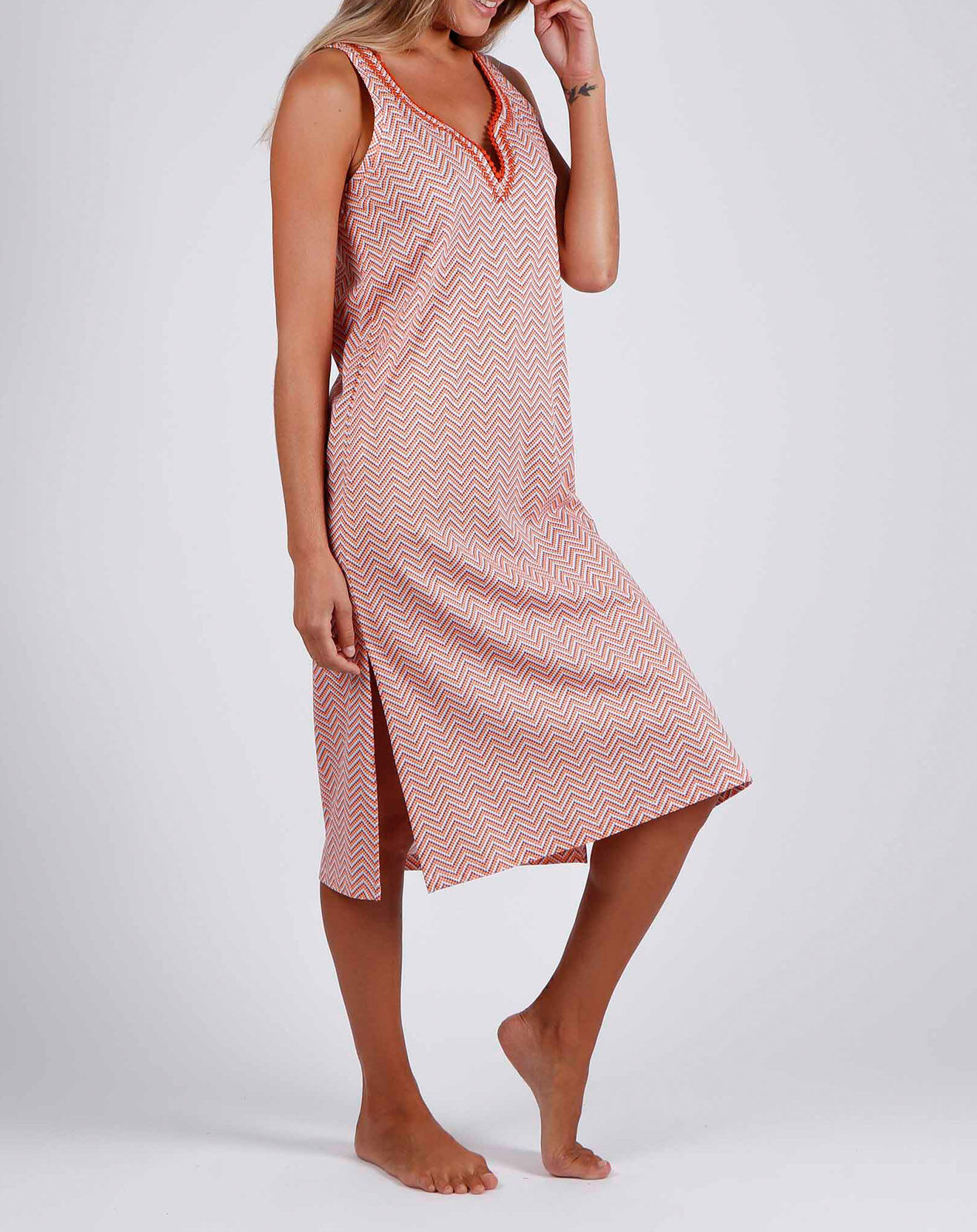 Admas Nuisette sans manches Missoni orange
