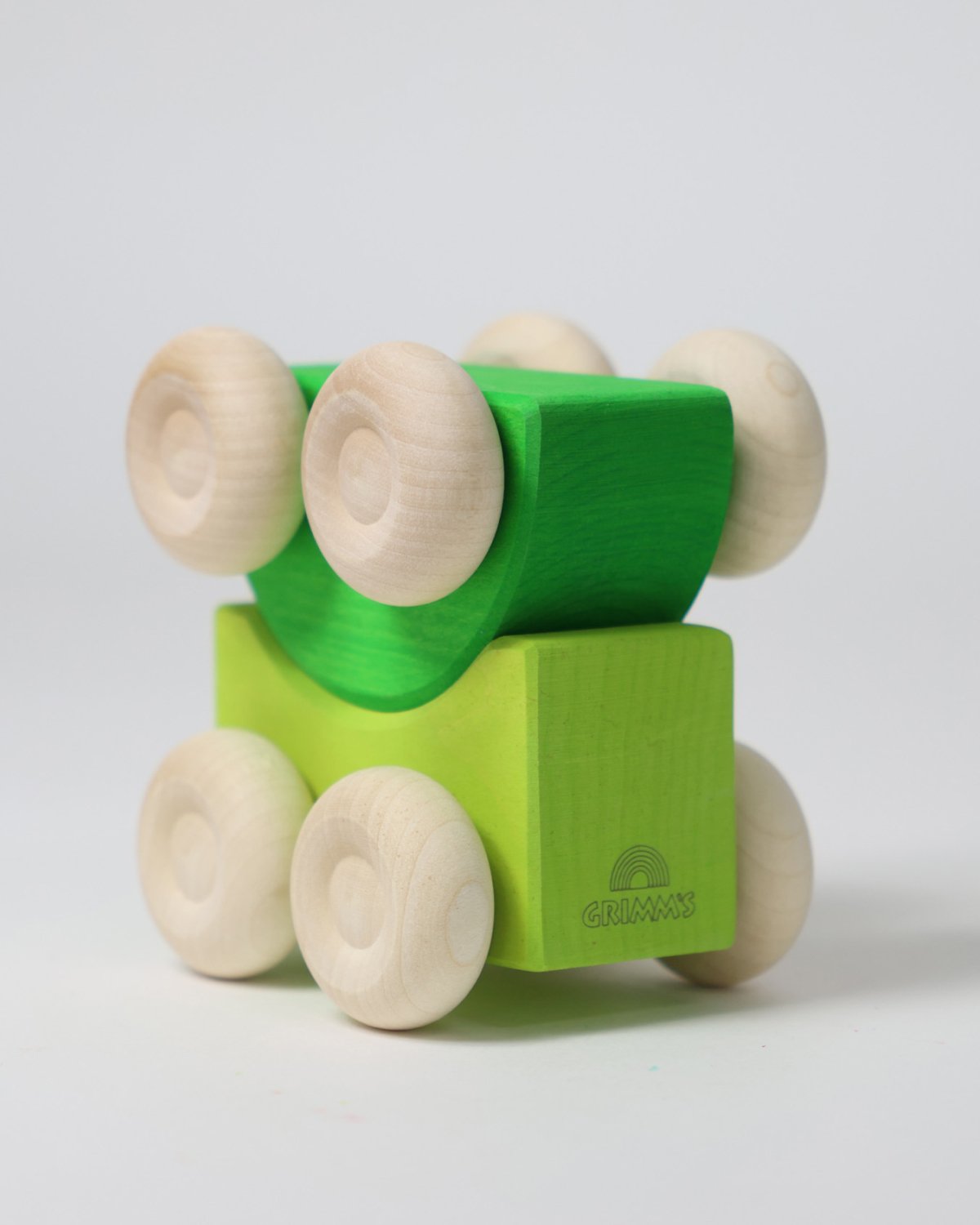 Stablebil i tre – Håndlaget Treleke – 9cm