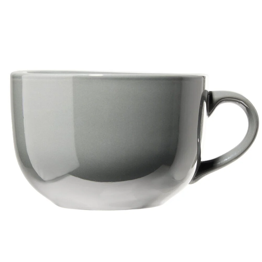 Bol jumbo Madrid en faïence gris foncé Ø13xH8,5cm 700ml