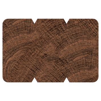 Tuinbalk Azobé hard hout geschaafd 4,4 x 6,7 x 210 cm