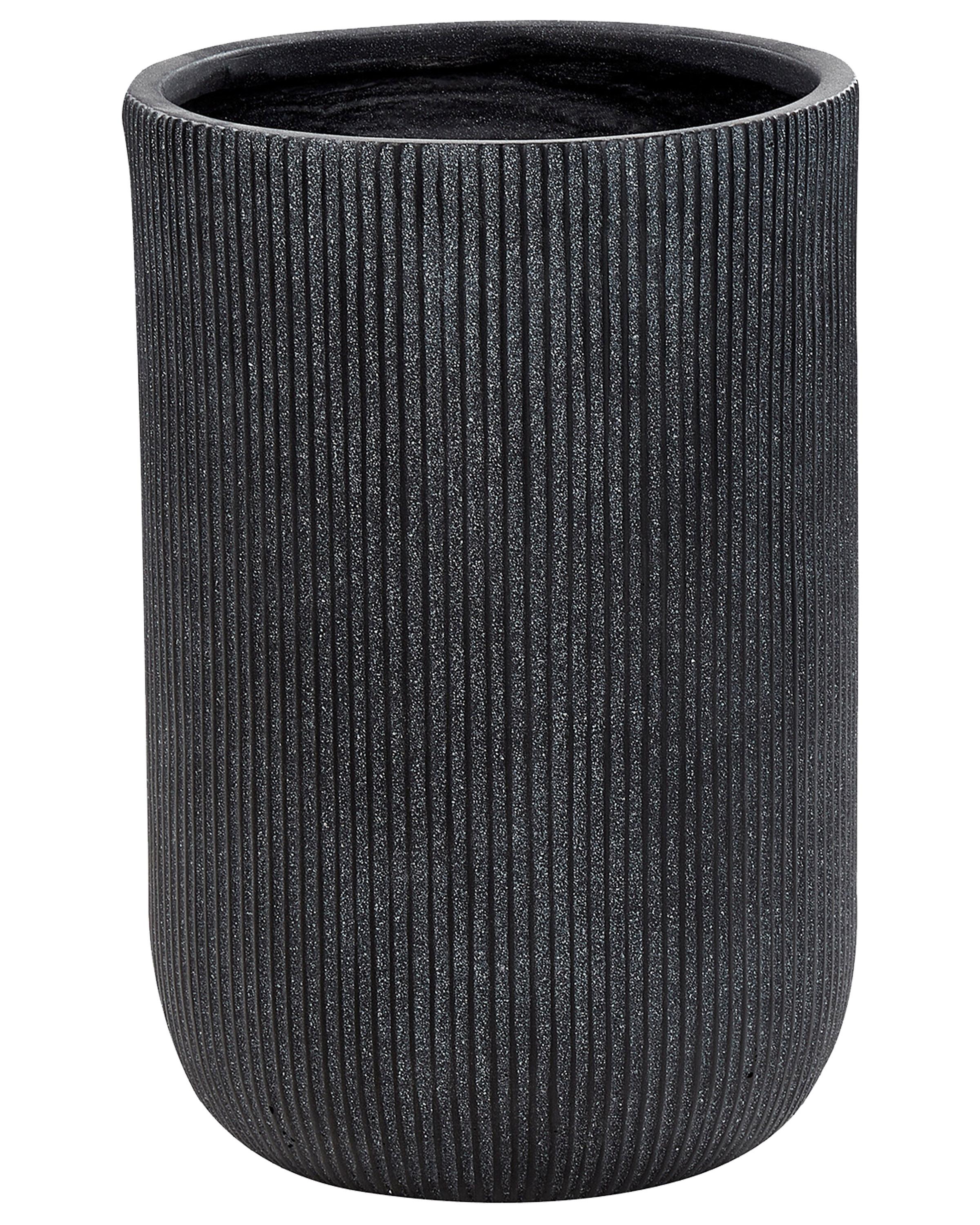 Bloempot EANTIO 37 cm Zwart