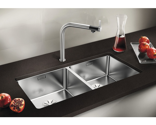 Blanco ANDANO 400/400-U spoelbak, 865 x 440 mm, roestvrij staal, 522987