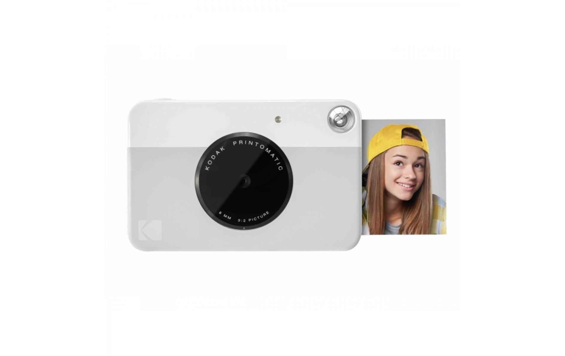 Fotokamera Printomatic Grau<br>Aufnahme und Abzug im Handumdrehen