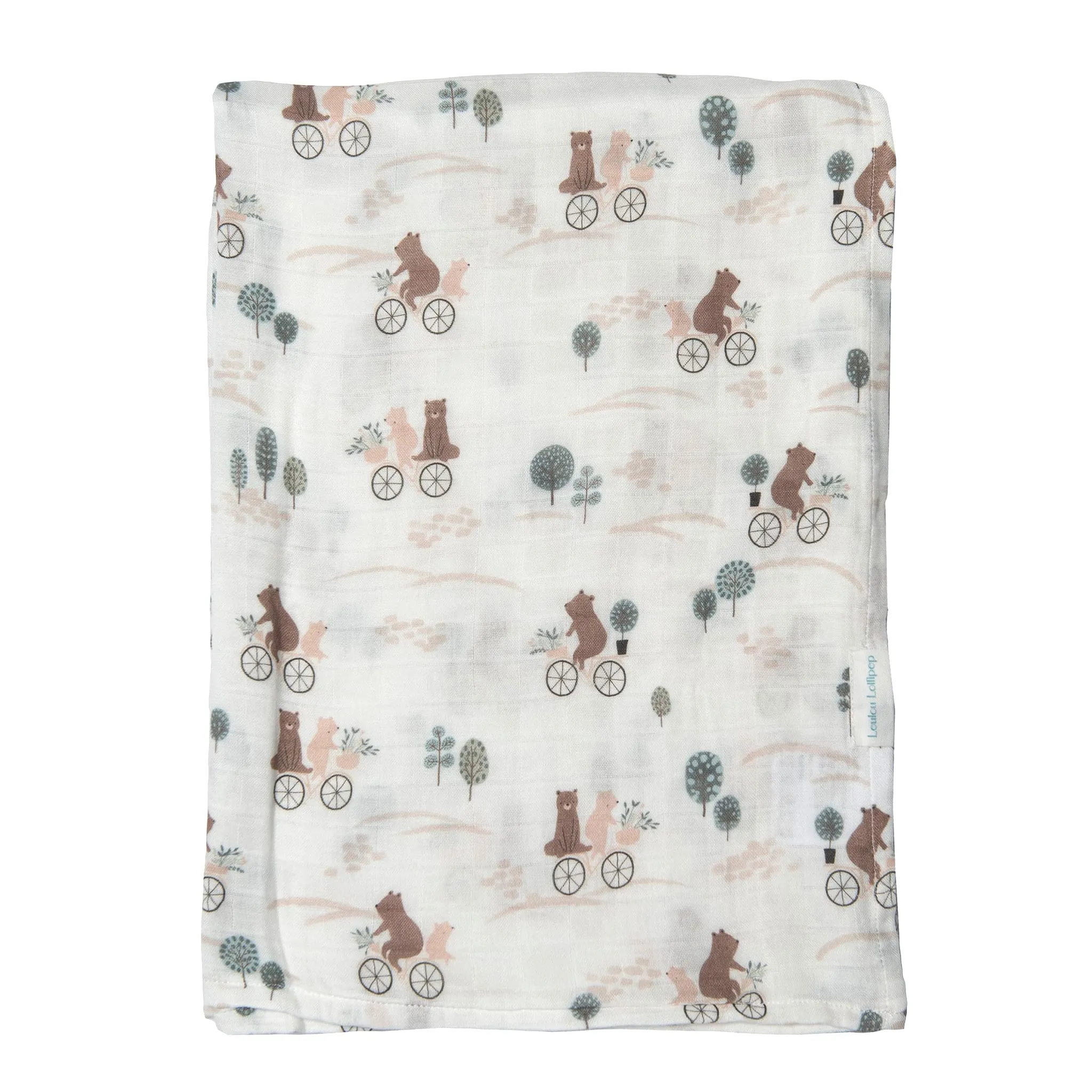 Loulou Lollipop Couverture Mousseline Bambou -  Ours