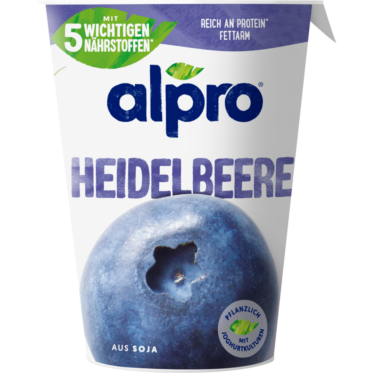 Alpro Soja-Joghurtalternative Heidelbeere