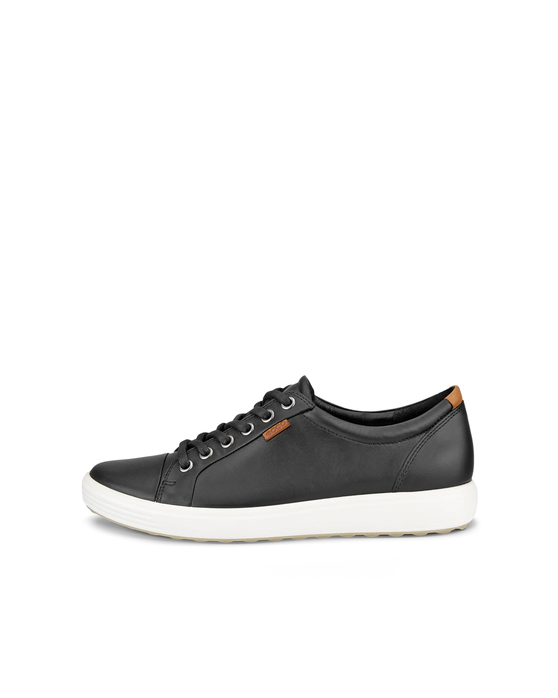 ECCO SOFT 7 W Damen Ledersneaker Schwarz