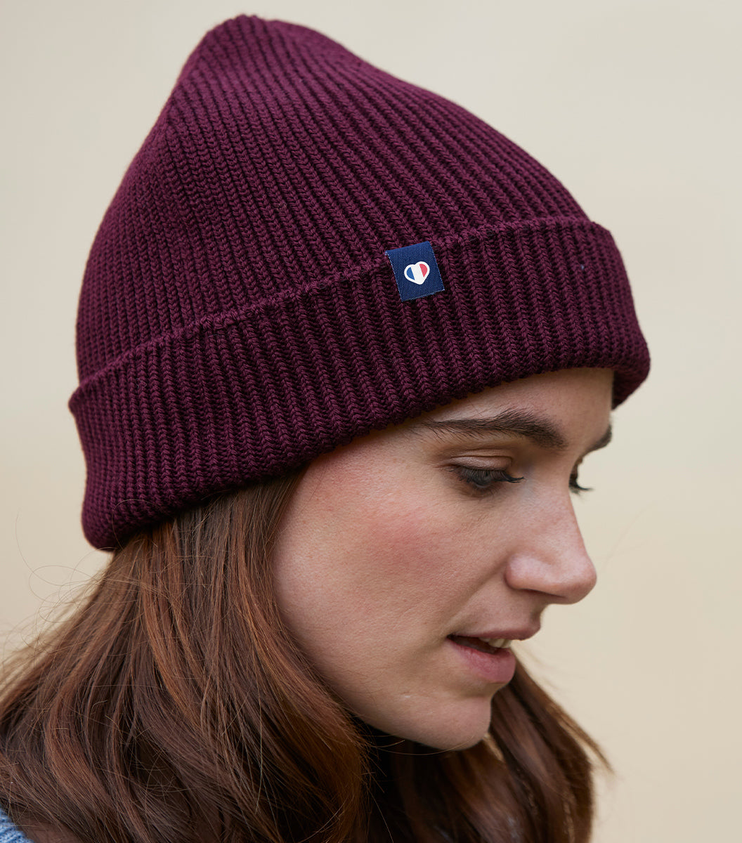 Bonnet Femme Bordeaux