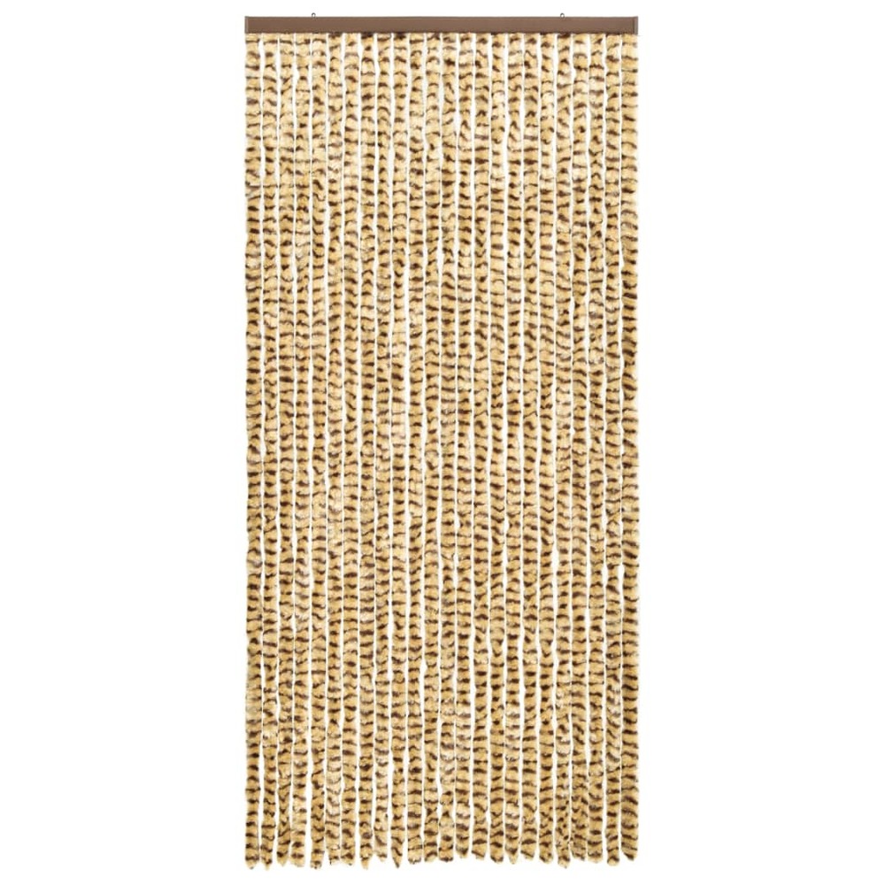 Moustiquaire beige et marron 100x220 cm chenille