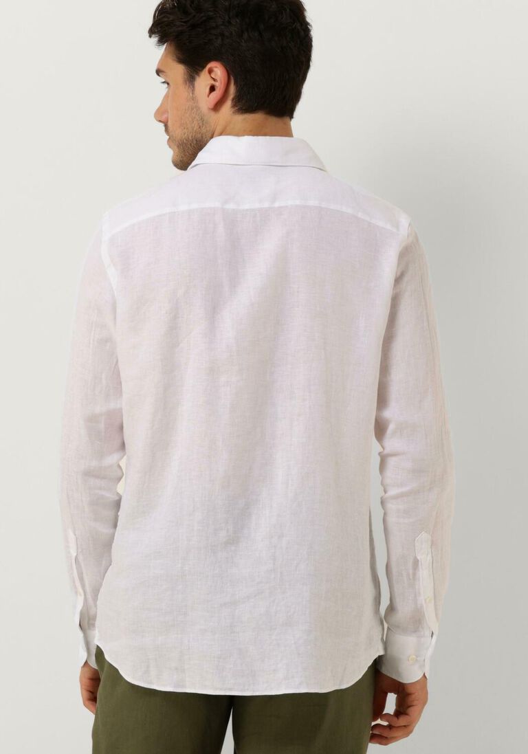 PROFUOMO witte profuomo klassiek overhemd shirt x-cutaway sc linnen