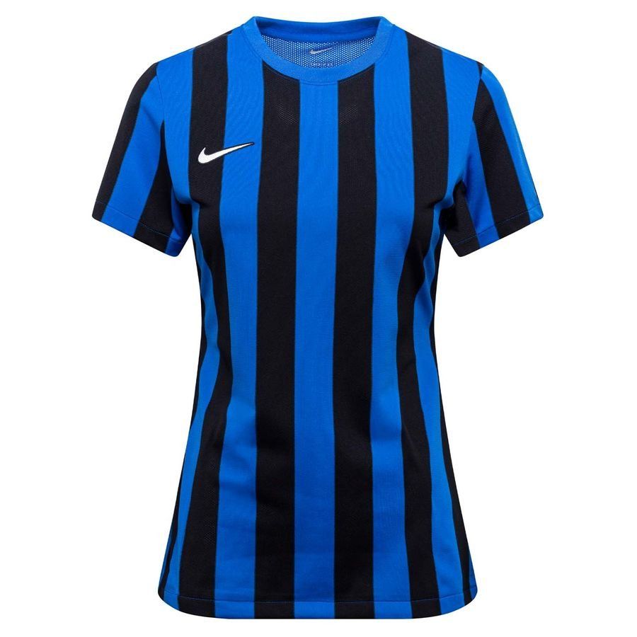 Nike Maillot Dri-FIT Striped Division IV - Bleu/Noir/Blanc Femme