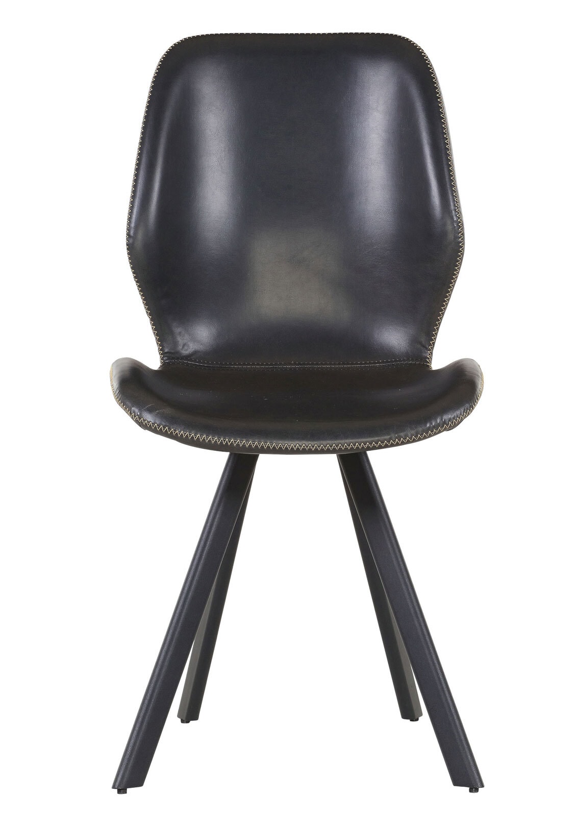 INTERhome Stuhl SOFT Stoffbezug schwarz