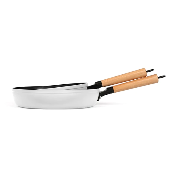 Set de 2 poêles wood line 24 et 28 cm Livoo