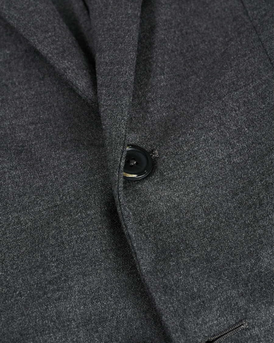 Barena Borgo Unconstructed Flannel Blazer Grey Melange