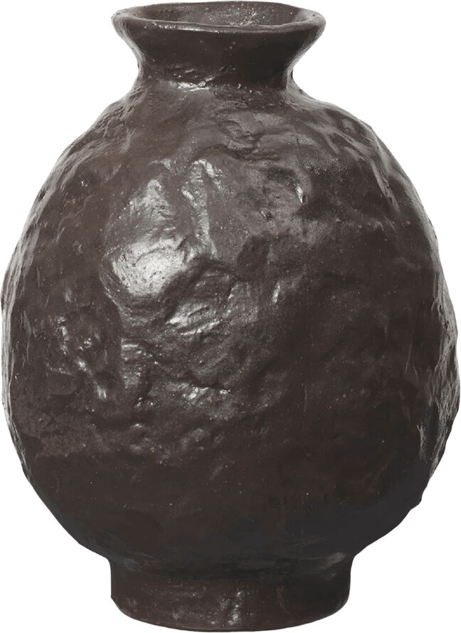 ferm LIVING Doro Vase - H16 - Coffee Coffee