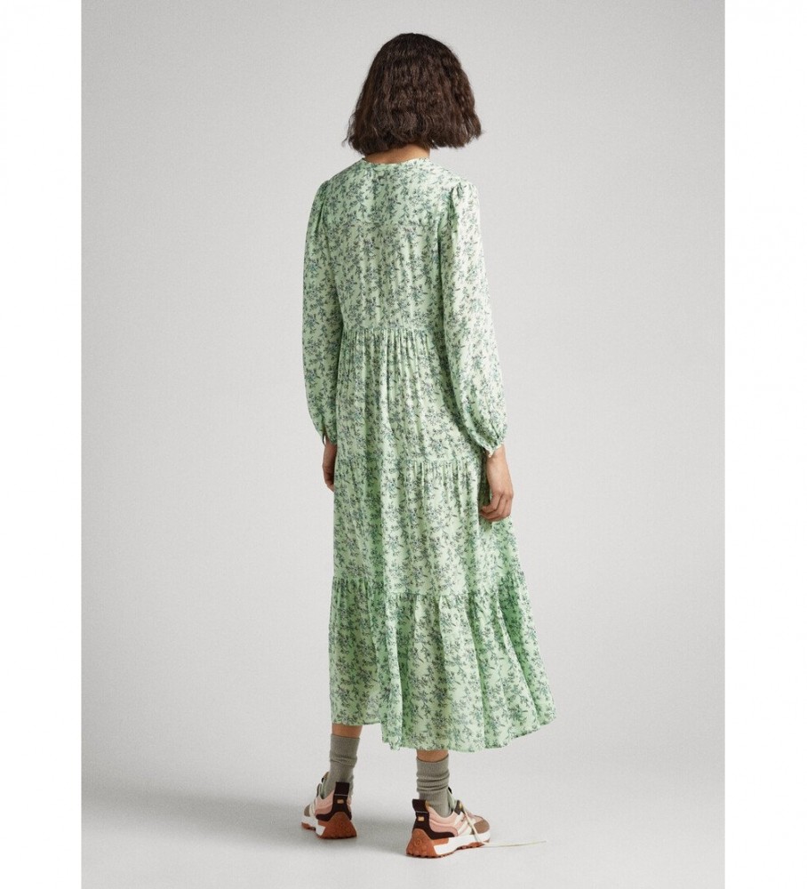 Vestido verde Pepe Jeans Feli