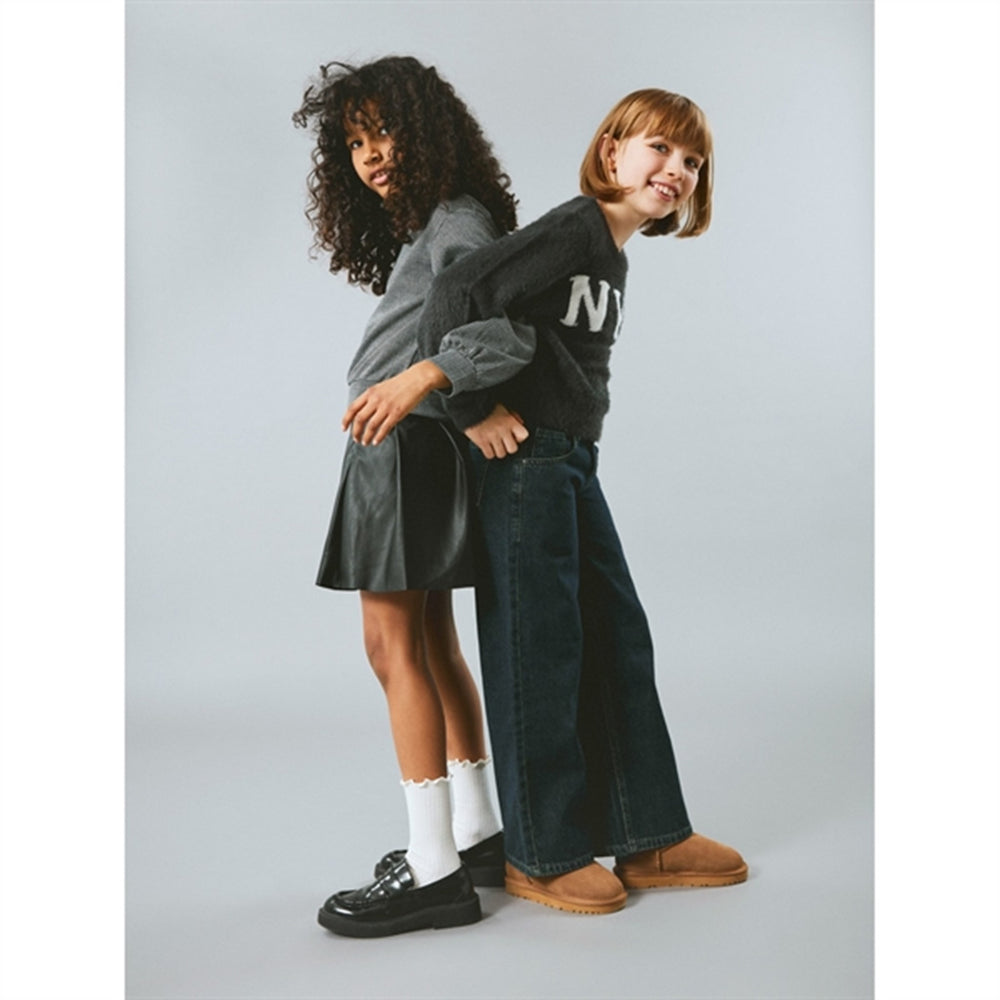 Black Sachecka Heavy Jersey Bluse