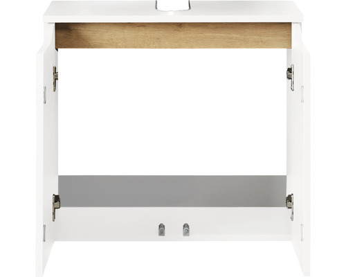 Pelipal Quickset 857 wastafelmeubel, BxHxD 60 x 53 x 33 cm, frontkleur: glanzend wit