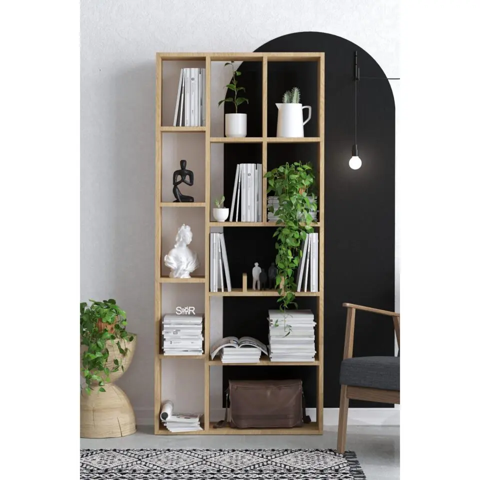 CALICOSY - Boekenkast DEMIOS - 170x75x18 cm
