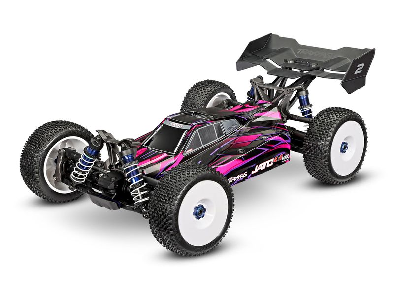 Traxxas Buggy Jato 4 x 4 VXL, Pink 1:8 Jato 4 x 4 VXL mit einer Geschwindigkeit von über 96 km/h