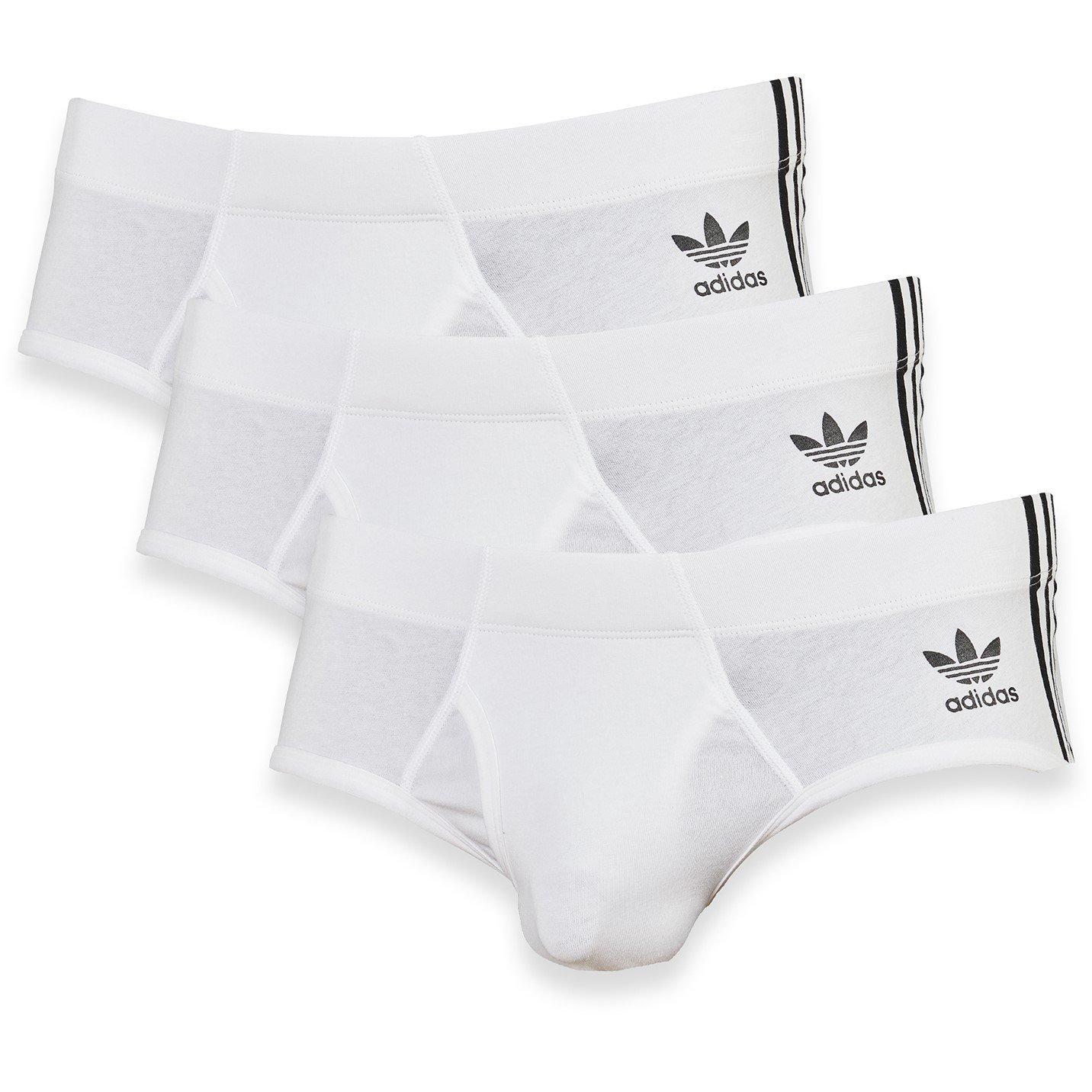 adidas Originals Cotton Flex 3 Stripe Brief 3 Pack