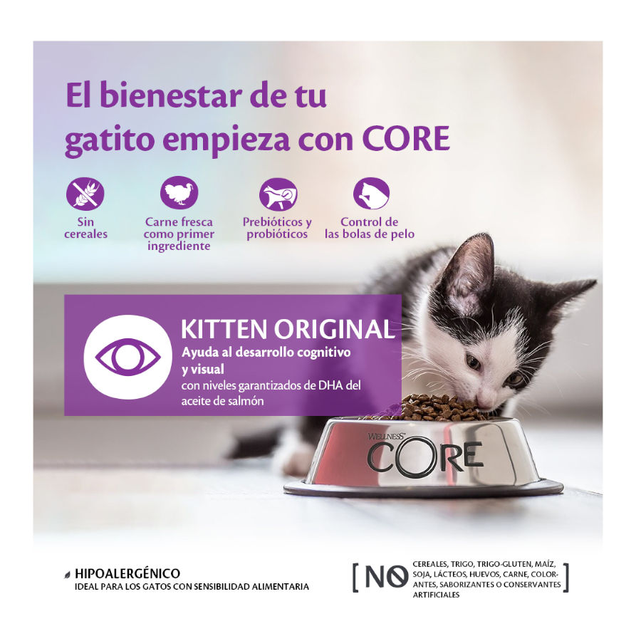 Wellness Core Kitten Pavo e Pollo pienso para gatos