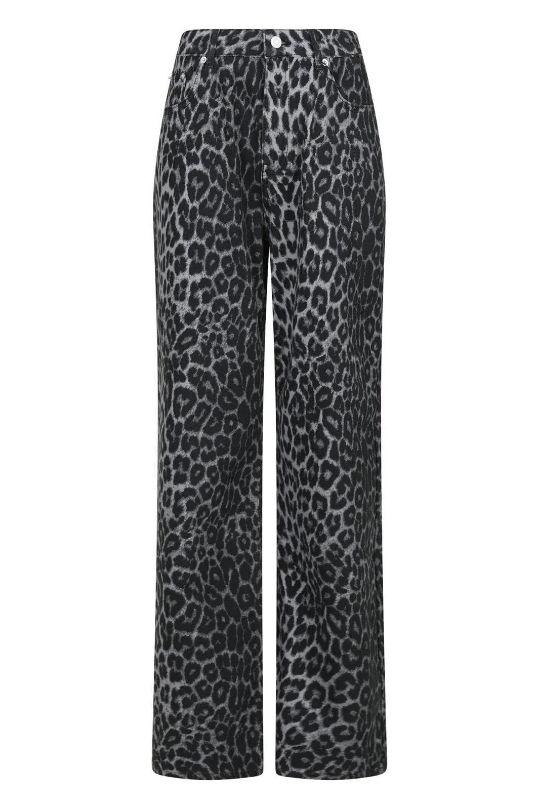 Neo Noir Simona Leopard Pants grey leopard