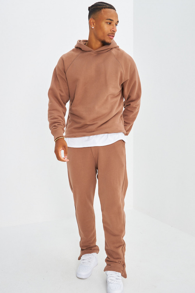 Ensemble 2 pièces sweat + jogging marron