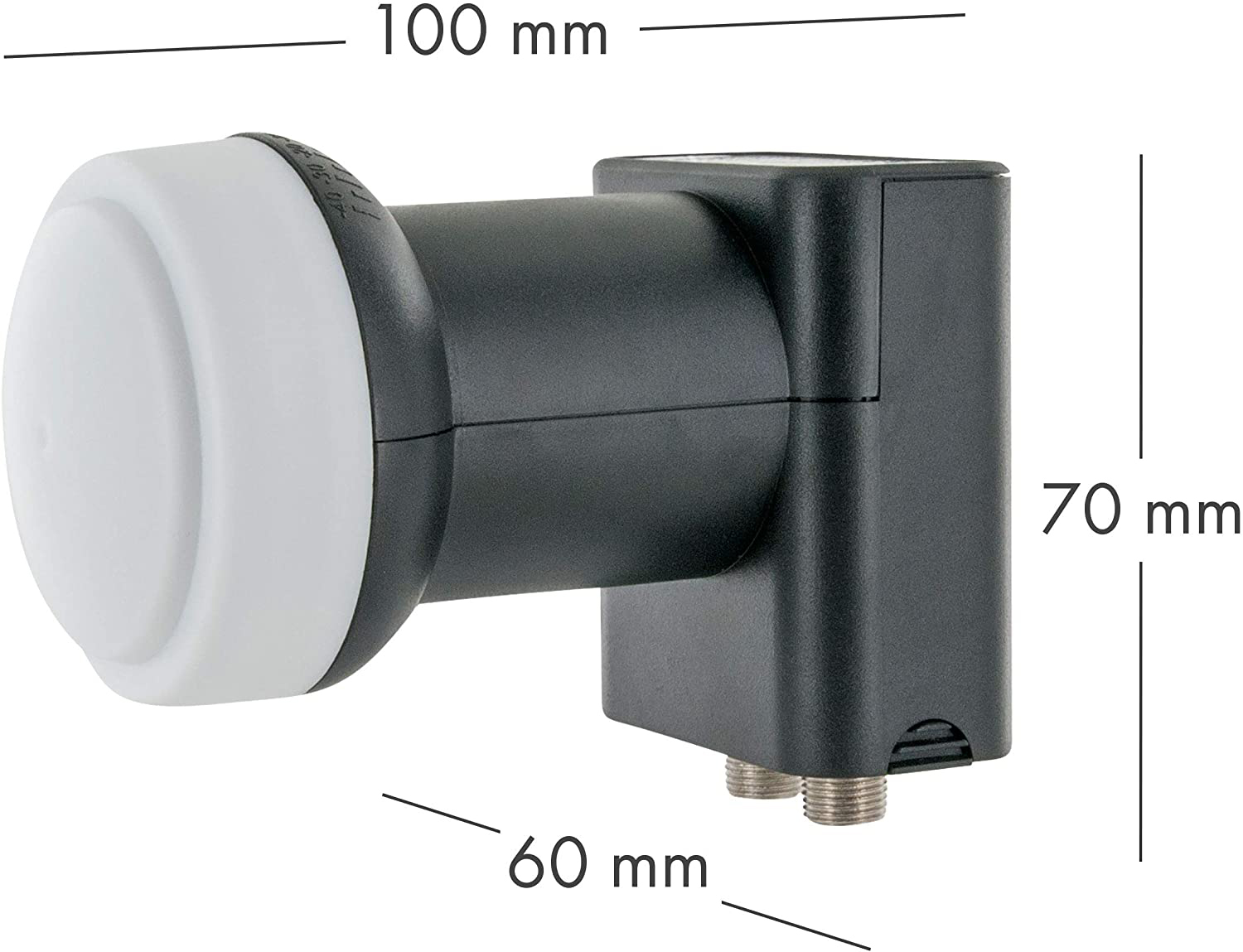 Schwaiger 714470 lichtgrijze 55 cm schotelset